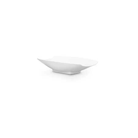 Bon Chef Melamine Curves Bowl - All White 6" X 3 1/2" X 1 1/2" 4 Oz 53700White